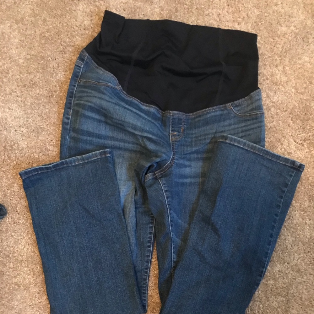 Over the bump maternity pants